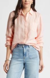 The Easy Poplin Button-Up Shirt at Nordstrom