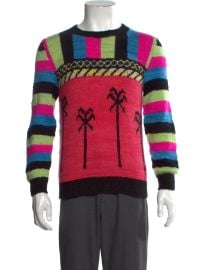 The Elder Statesman Cashmere Graphic Print Pullover at The Real Real