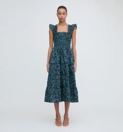 The Ellie Nap Dress - Midnight Garden Poplin Hill House Home at Hill House Home