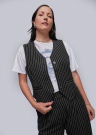 The Empower Pinstripe Vest Wildfang at Wildfang