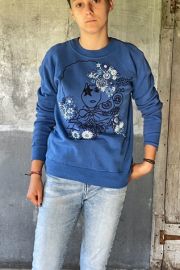 The Falls Afrogeisha Kiss Sweatshirt at Free People