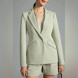 The Favorite Blazer in Moss at Favorite Daughter