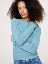 The Fireside Sweater in Merino-Cotton at Banana Republic