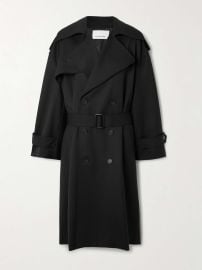 The Frankie Shop Dursley Oversized Double breasted Belted Trench Coat at Net a Porter