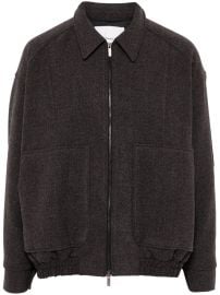 The Frankie Shop Felix Jacket Grey IN at Farfetch