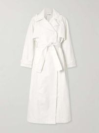 The Frankie Shop Nikola Denim Trench Coat at Net a Porter