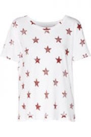 The Freshman distressed printed cotton-jersey T-shirt at The Outnet