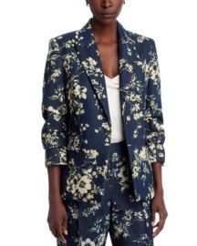 The Gabby Denim Burnout Jacket at Bloomingdales