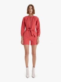 The Gatherer Short Romper - So Far Gone - Bittersweet   Denim at MOTHER