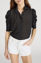 The Gillian Silk Button-Up Shirt at Nordstrom