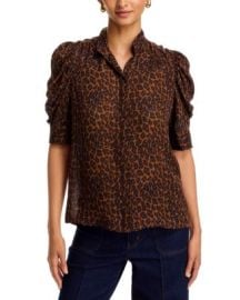 The Gillian Silk Top at Bloomingdales