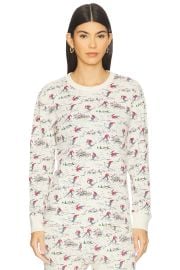 The Great Classic Crew Thermal In Slopeside Print at Revolve