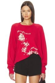 The Great The College Sweatshirt In True Red at Revolve