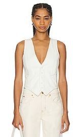 The Great The Suit Vest In Natural Hemp at Revolve