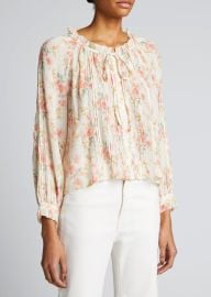 The Great The Valley Floral-Print Top - at Bergdorf Goodman