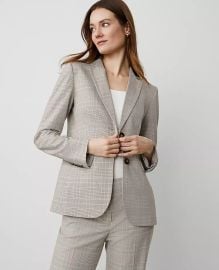 The Greenwich Blazer in Plaid at Ann Taylor
