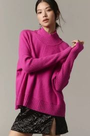 The Gretchen Cozy Mock Neck Sweater By Maeve at Anthropologie