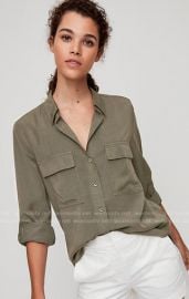 The Group by Babaton UTILITY BUTTON-UP   US at Aritzia