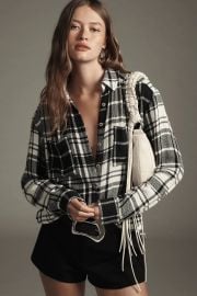 The Hadley Relaxed Plaid Buttondown Shirt By Pilcro at Anthropologie