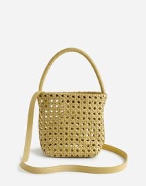 The Handwoven Cane Mini Bag at Madewell