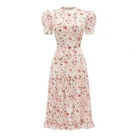 The Hummingbird Dress by The Vampire\\\'s Wife worn by Kirsten Dunst on The Talk at The Vampires Wife