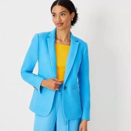The Hutton Blazer in Pique Texture at Ann Taylor