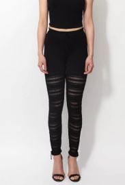 The Iconic 1993 Crochet Knit Leggings Authentic Vintage ReSee at Resee