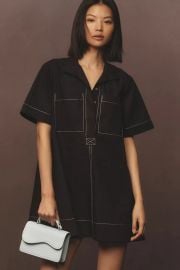 The Jeannie Short Sleeve A Line Mini Dress By Maeve at Anthropologie