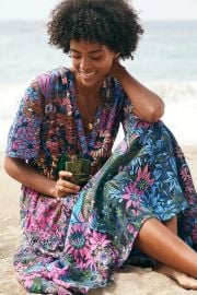 The Kallie Flowy Maxi Dress Printed Edition2 at Anthropologie