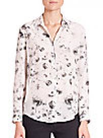 The Kooples - Dandelion-Print Silk Blouse at Saks Fifth Avenue