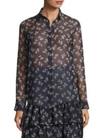 The Kooples - Floral Chiffon Shirt at Saks Fifth Avenue