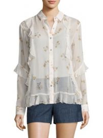 The Kooples - Popcorn Flower-Print Blouse at Saks Fifth Avenue