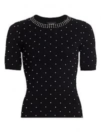 The Kooples - Studded Knit Top at Saks Fifth Avenue