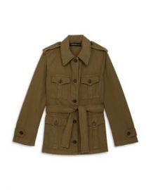 The Kooples Buttoned Pocket Khaki Jacket   Bloomingdales at Bloomingdales