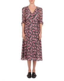 The Kooples Candy Flowers Printed Wrap Dress Women - Bloomingdale s at Bloomingdales