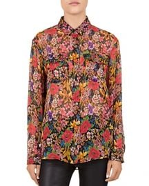 The Kooples Cocktail Flowers Shirt at Bloomingdales