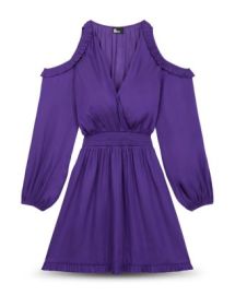 The Kooples Cold Shoulder Mini Dress Bloomingdales at Bloomingdales