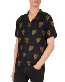 The Kooples Desert Leopard-Print Slim Fit Shirt   Bloomingdales at Bloomingdales