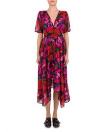 The Kooples Dolce Vita Silk Floral-Print Dress Women - Bloomingdale s at Bloomingdales