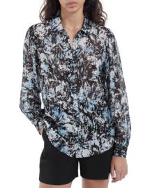 The Kooples Firework Metallic Button Up Shirt   Bloomingdales at Bloomingdales