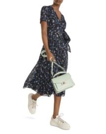 The Kooples Floral Print Midi Dress     Bloomingdales at Bloomingdales