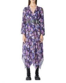 The Kooples Floral Print Pleated Midi Dress   Bloomingdales at Bloomingdales