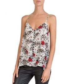 The Kooples Flying Flowers Printed Cami at Bloomingdales