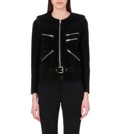 The Kooples Fringed Suede Jacket at Selfridges