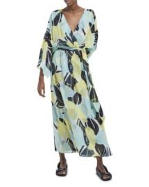 The Kooples Hibiscus Belted Maxi Dress Bloomingdales at Bloomingdales