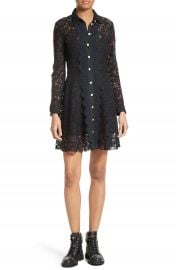 The Kooples Lace Shirtdress at Nordstrom