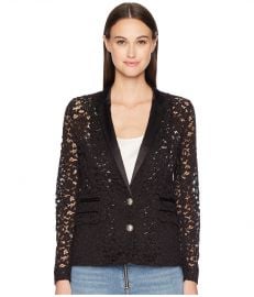 The Kooples Lace and Satin Jacket at Zappos