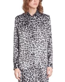 The Kooples Leopard Classic Blouse Bloomingdales at Bloomingdales