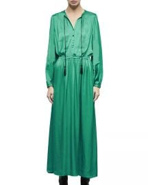 The Kooples Long Sleeve Tassel Maxi Dress Bloomingdales at Bloomingdales