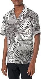 The Kooples Men39s Printed Hawaiian-Collar Button-Down Shirt at  Mens Clothing store at Amazon